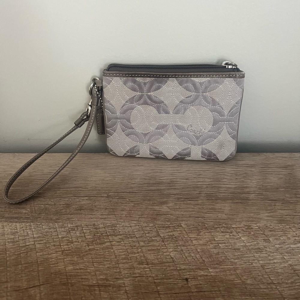 Coach Small Fabric Wristlet